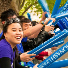 Monash University students